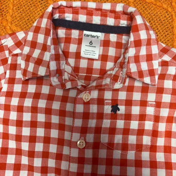 Bundle for little boys of Carter's Red and Tan Camisoles - Picture 6 of 8